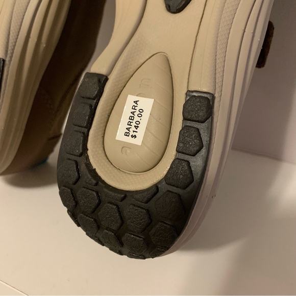 Aravon Barbara NEW size 7 shoes brown tan teal shoe - Picture 6 of 7